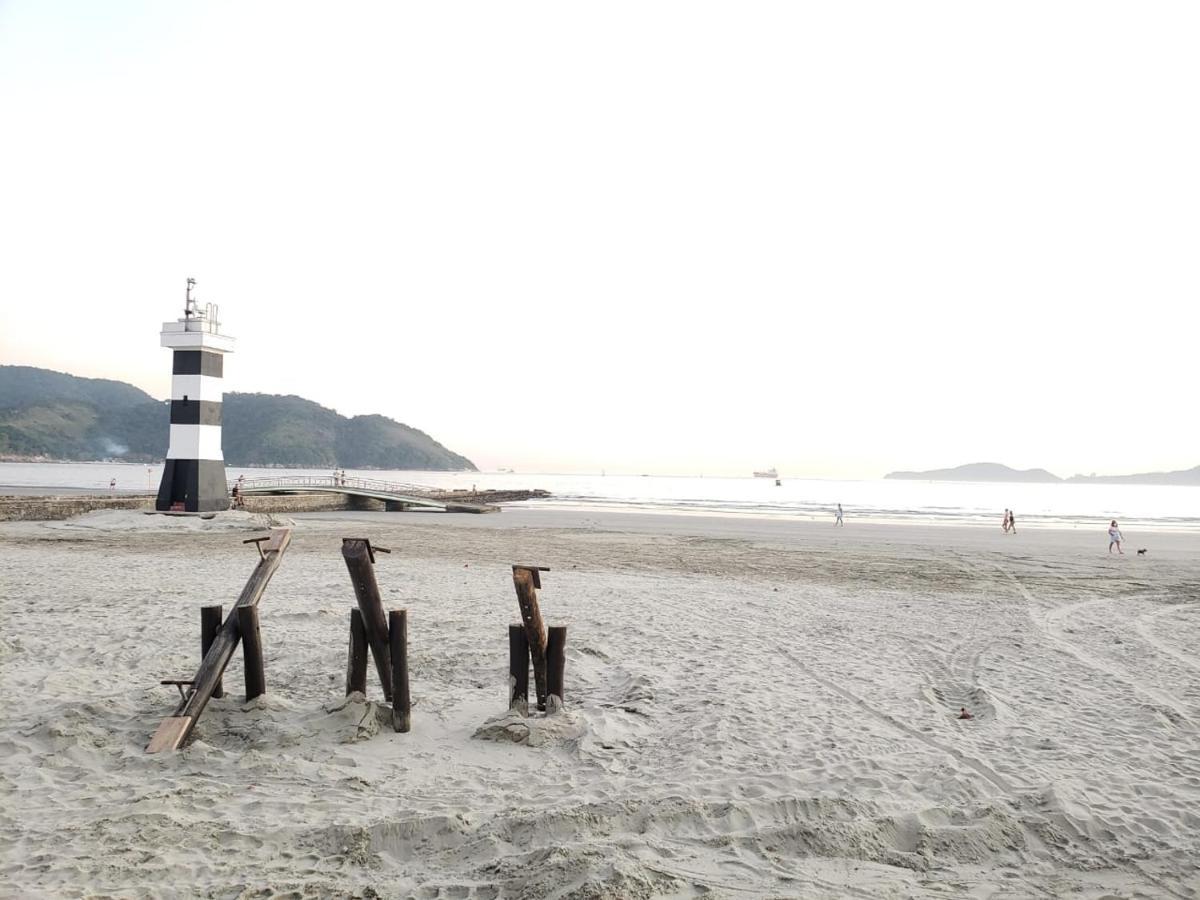 Apartamento Pes Na Areia Santos  Bagian luar foto